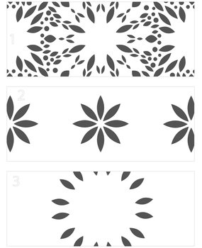 The Crafter's Workshop Mums Slimline Layered Stencil (TCW6033) (OUTLET)