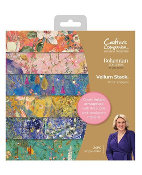 Crafter's Companion Bohemian Collection 8x8 Inch Vellum Stack (S-BOH-VELPAD8) (OUTLET) Crafter's Companion Bohemian Collection 8x8 Inch Vellum Stack (S-BOH-VELPAD8) (OUTLET)