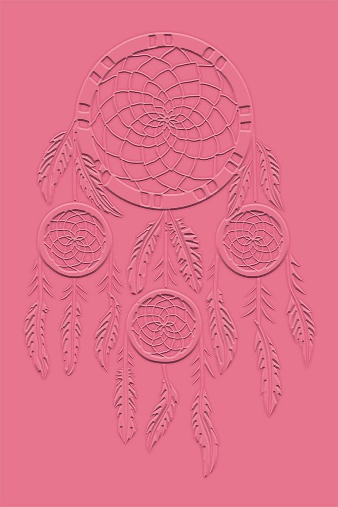 Crafter's Companion Bohemian Collection Embossing Folder Follow Your Dreams (S-BOH-EF4-FYDR) (OUTLET)