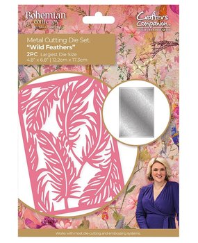 Crafter's Companion Bohemian Collection Metal Die Wild Feathers (S-BOH-MD-WIFE) (OUTLET)