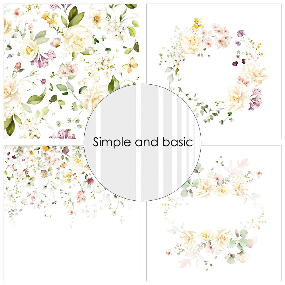 Simple and Basic Spring Feelings 12x12 Inch Paper Pack (SBP717) (DISCONTINUED)