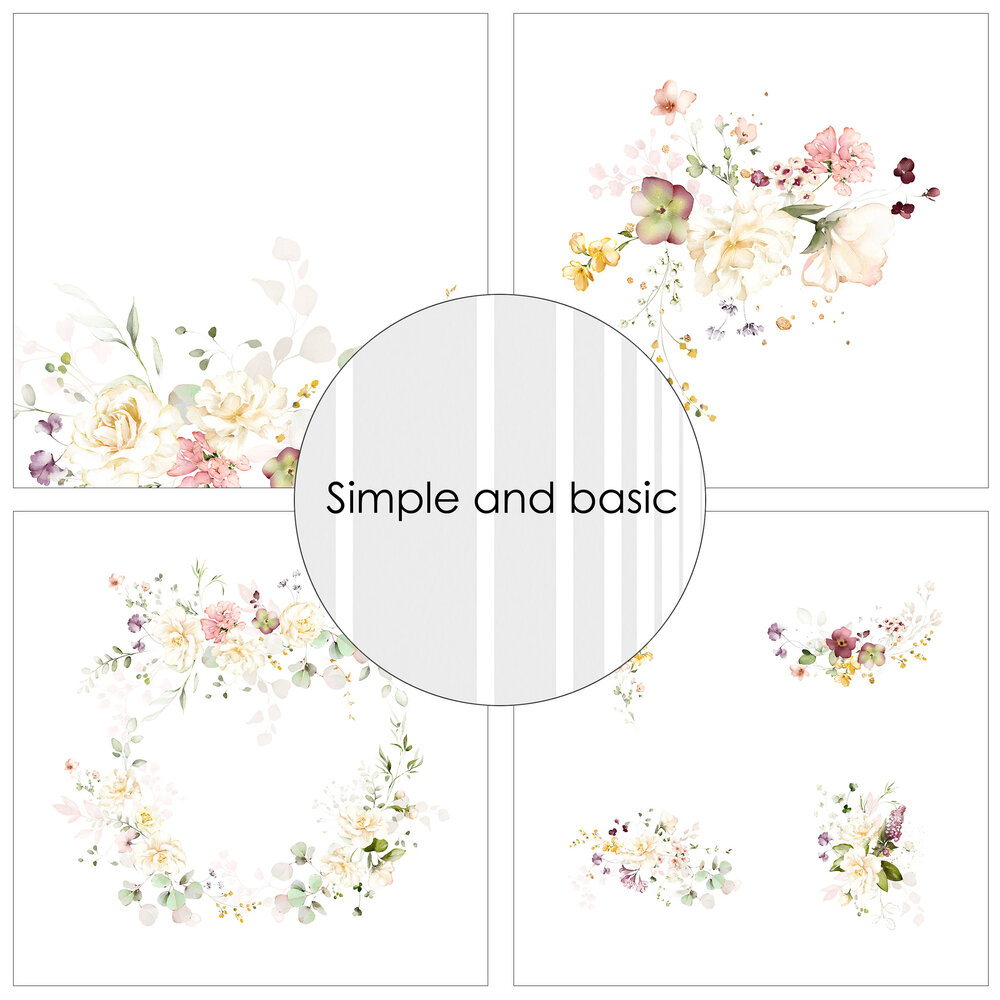 Simple and Basic Spring Feelings 12x12 Inch Paper Pack (SBP717) (DISCONTINUED)