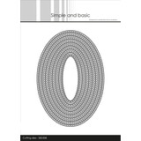 Simple and Basic Circle Edges Oval Cutting Dies (SBD308) (DISCONTINUED)