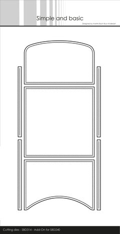 Simple and Basic Add-On for SBD240 Cutting Dies (SBD314) (DISCONTINUED)