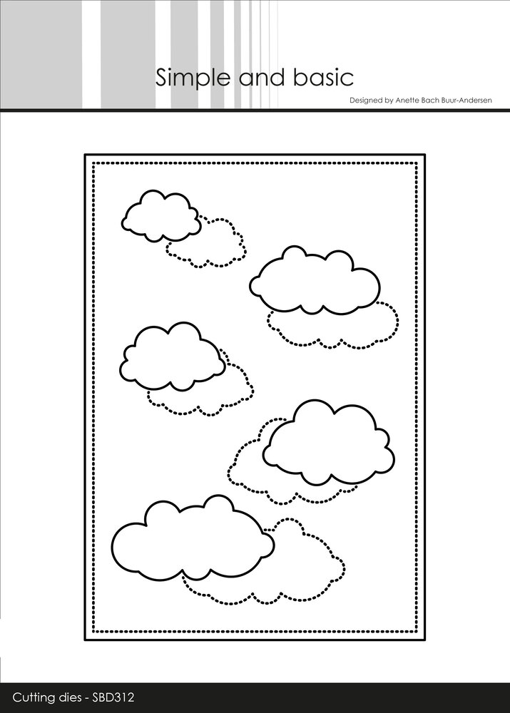 Simple and Basic A6 High in the Skies Cutting Dies (SBD312) (DISCONTINUED)
