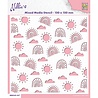 Nellie Snellen Mixed Media Stencil Rainbows (MMS4K-047) (DISCONTINUED) Nellie Snellen Mixed Media Stencil Rainbows (MMS4K-047) (DISCONTINUED)