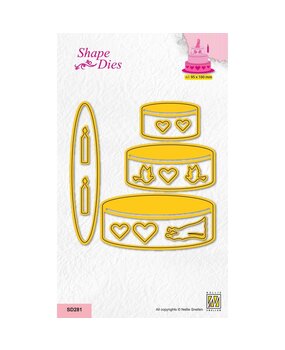 Nellie Snellen Shape Dies Wedding Cake (SD281) (OUTLET)