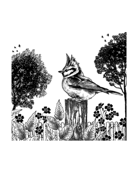 Crafty Individuals Dawn Calling Unmounted Rubber Stamps (CI-626) (OUTLET)