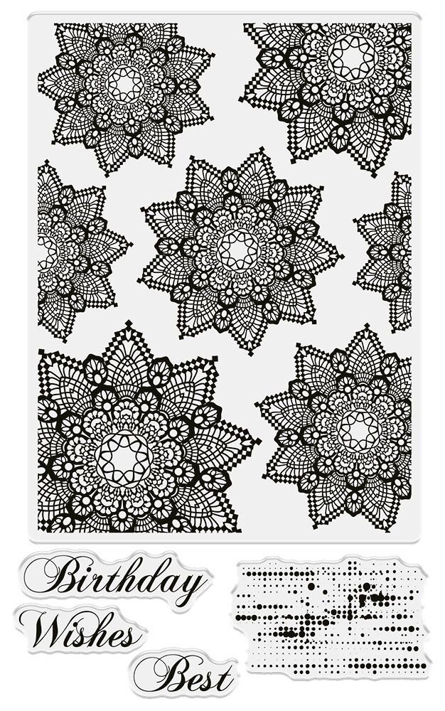 Crafter's Companion Majestic Mandalas Clear Acrylic Stamp Set (CC-ST-CA-MAJMAN) (OUTLET)