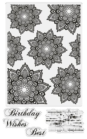 Crafter's Companion Majestic Mandalas Clear Acrylic Stamp Set (CC-ST-CA-MAJMAN) (OUTLET)