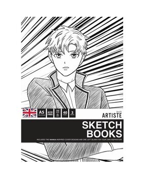 Docrafts Artiste A5 Sketchbooks Manga (3 books) (DOA 101136) (DISCONTINUED)