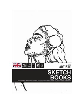 Docrafts Artiste A5 Sketchbooks Life Drawing (3 books) (DOA 101148) (DISCONTINUED)