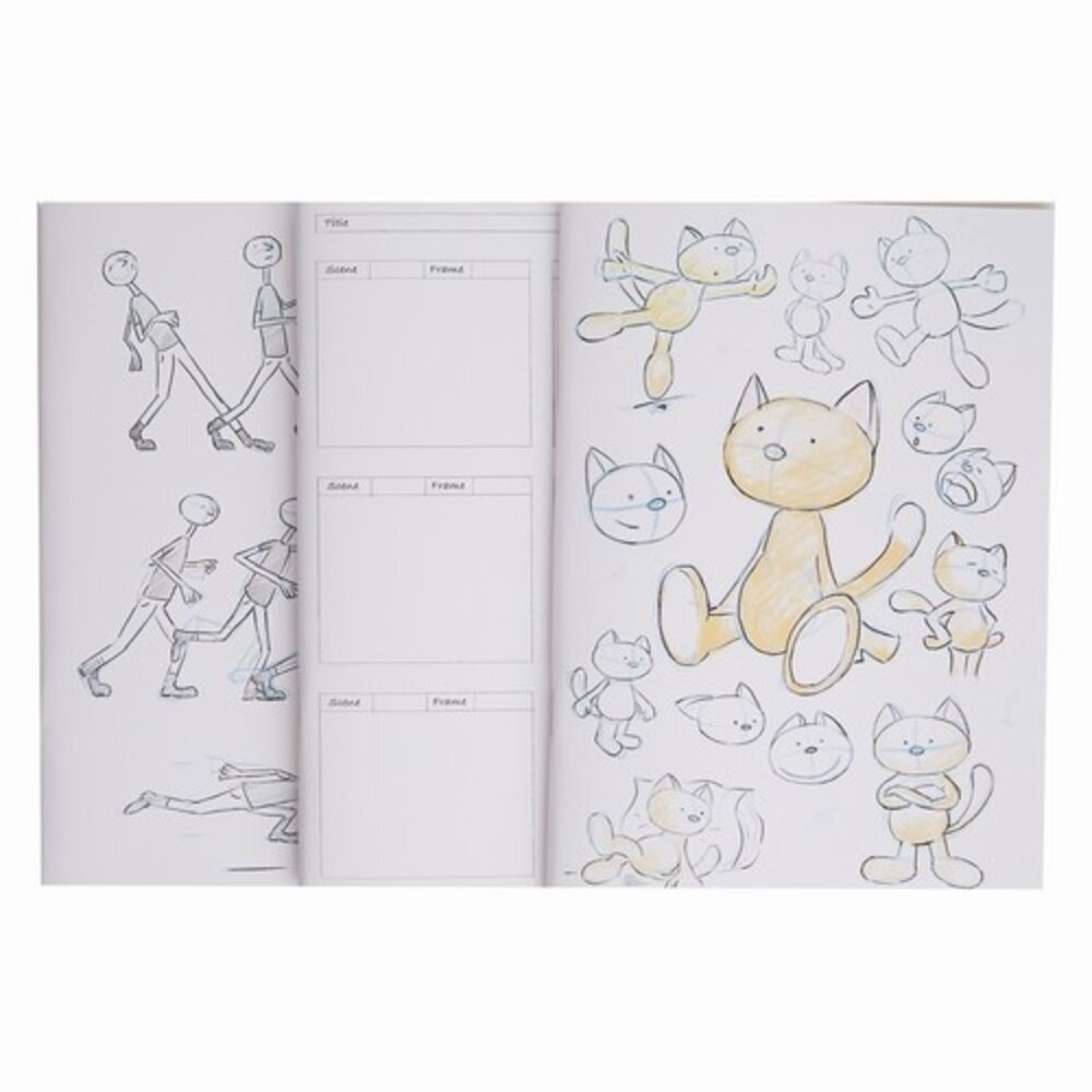 Docrafts Artiste A4 Sketchbooks Animation (3 books) (DOA 101143) (DISCONTINUED)