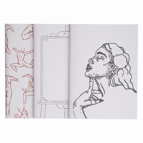 Docrafts Artiste A4 Sketchbooks Life Drawing (3 books) (DOA 101149) (DISCONTINUED)