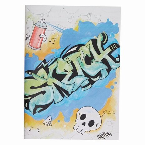 Docrafts Artiste A4 Sketchbooks Graffiti Tattoo (3 books) (DOA 101145) (DISCONTINUED)