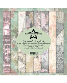 Paper Favourites Grandma's Scrapbook 12x12 Inch Paper Pack (PF448) (DISCONTINUED)