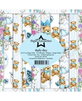 Paper Favourites Baby Boy 6x6 Inch Paper Pack (PF245) (DISCONTINUED)