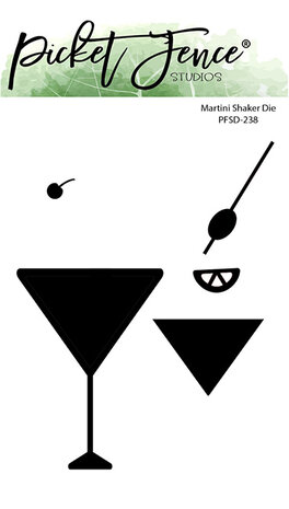 Picket Fence Studios Martini Shaker 5x7 Inch Die (PFSD-238) (OUTLET) Picket Fence Studios Martini Shaker 5x7 Inch Die (PFSD-238) (OUTLET)
