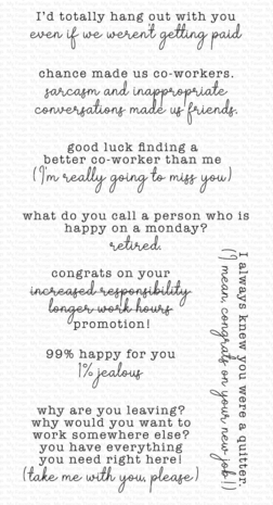 My Favorite Things Cheeky Co-worker Clear Stamps (CS-783) (OUTLET) My Favorite Things Cheeky Co-worker Clear Stamps (CS-783) (OUTLET)