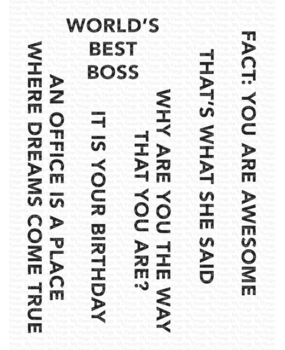 My Favorite Things The Office Clear Stamps (CS-786) (OUTLET)