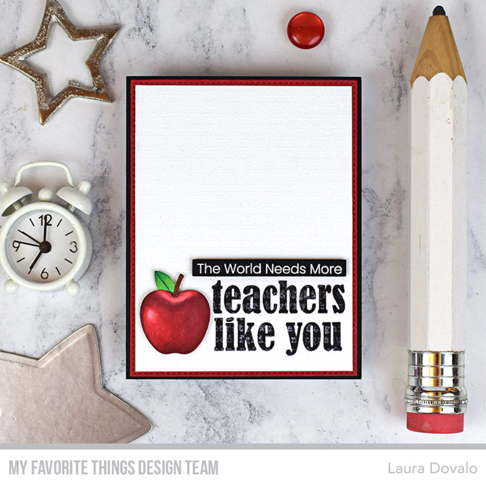 My Favorite Things Teach, Sleep, Repeat Clear Stamps (CS-787) (OUTLET)