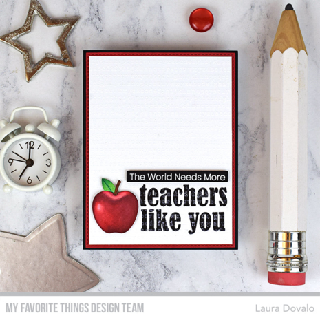My Favorite Things Teach, Sleep, Repeat Clear Stamps (CS-787) (OUTLET)