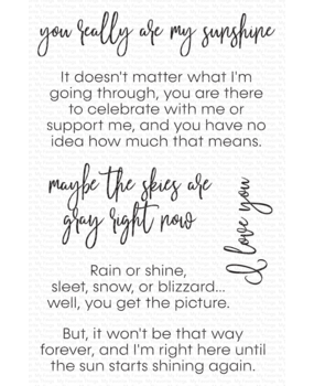 My Favorite Things Inside & Out Sending Sunshine Clear Stamps (CS-788) (OUTLET)