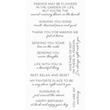 My Favorite Things Outdoor Oasis Sentiments Clear Stamps (CS-792) (OUTLET)