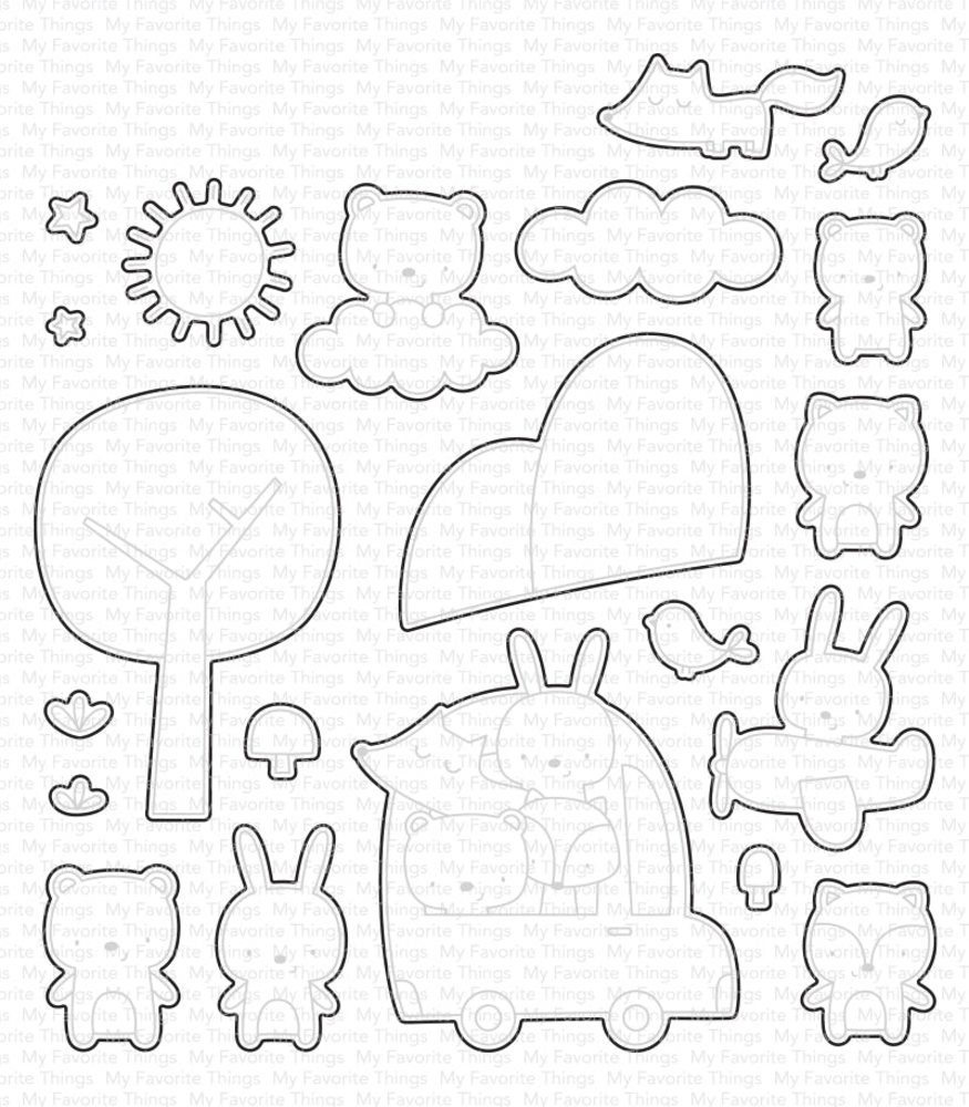 My Favorite Things I'm Glad We Fit In Die-namics (MFT-2529) (OUTLET)