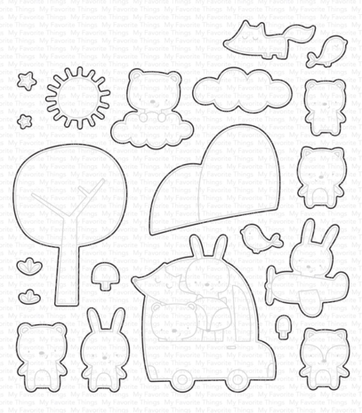 My Favorite Things I'm Glad We Fit In Die-namics (MFT-2529) (OUTLET)