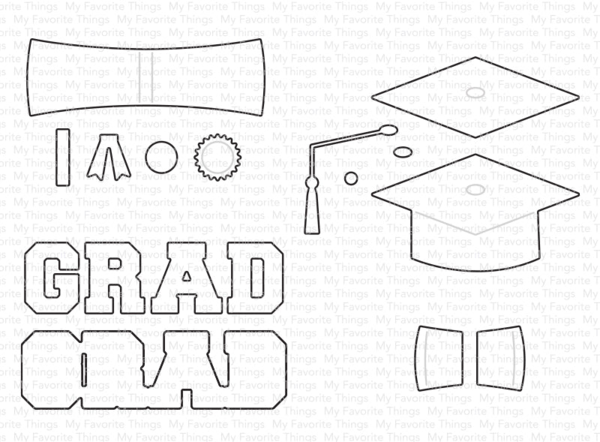 My Favorite Things Iconic Grad Die-namics (MFT-2531) (OUTLET)