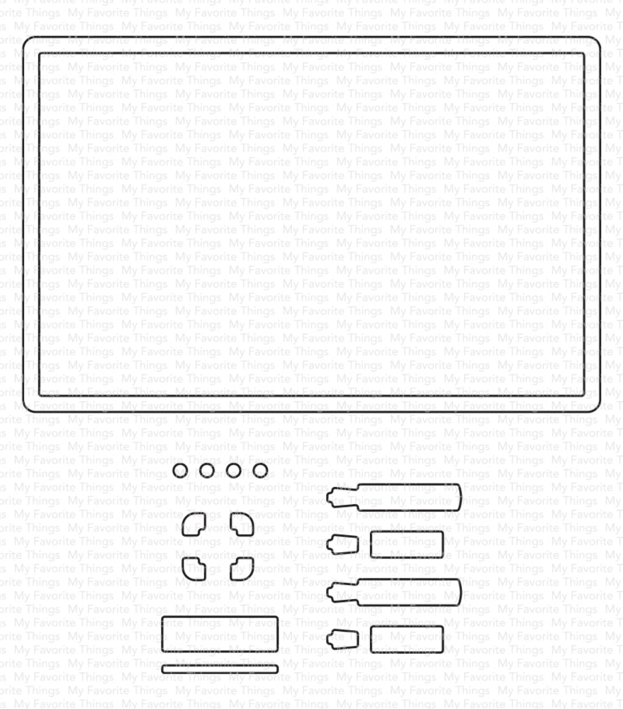 My Favorite Things “Dry Erase” Whiteboard Die-namics (MFT-2532) (OUTLET)
