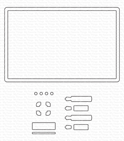 My Favorite Things “Dry Erase” Whiteboard Die-namics (MFT-2532) (OUTLET)