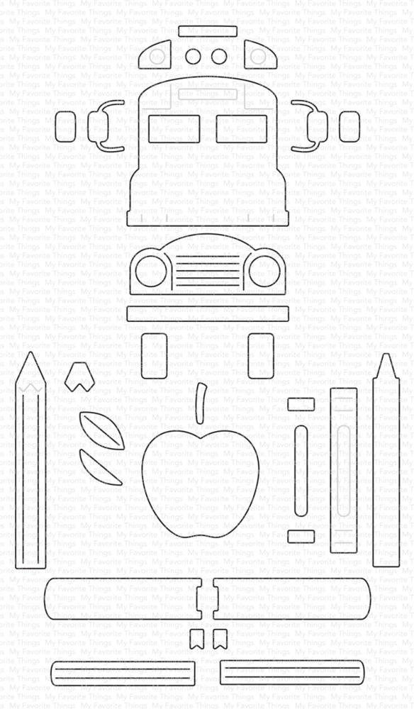 My Favorite Things Back to School Die-namics (MFT-2533) (OUTLET)