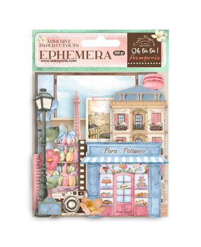 Stamperia Create Happiness Oh lá lá Elements Ephemera (DFLCT17) (DISCONTINUED)