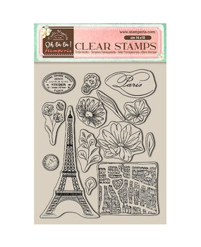 Stamperia Create Happiness Oh lá lá Clear Stamps Tour Eiffel (WTK174) (DISCONTINUED) Stamperia Create Happiness Oh lá lá Clear Stamps Tour Eiffel (WTK174) (DISCONTINUED)