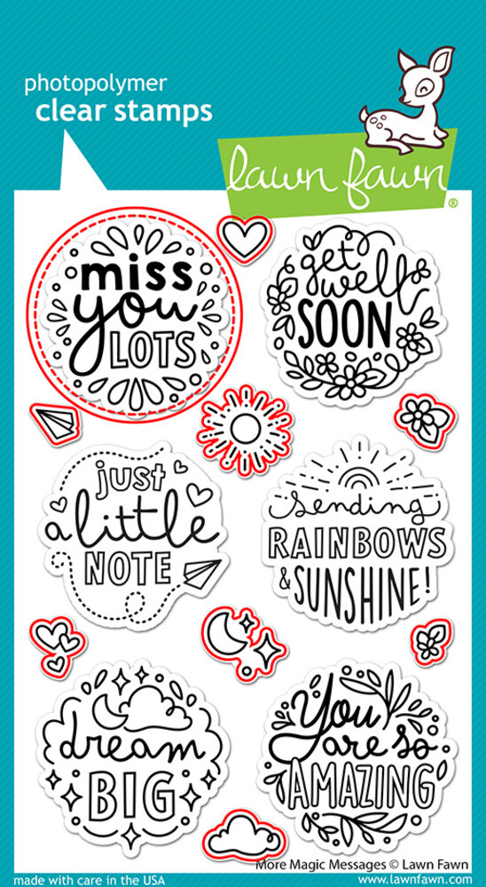 Lawn Fawn More Magic Messages Dies (LF3135) (OUTLET)