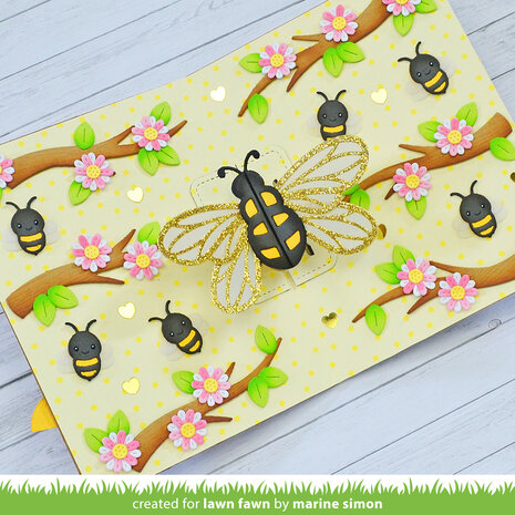 Lawn Fawn Pop-Up Bee Dies (LF3138) (OUTLET)