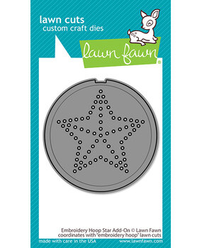 Lawn Fawn Embroidery Hoop Star Add-On Die (LF3141) (OUTLET)