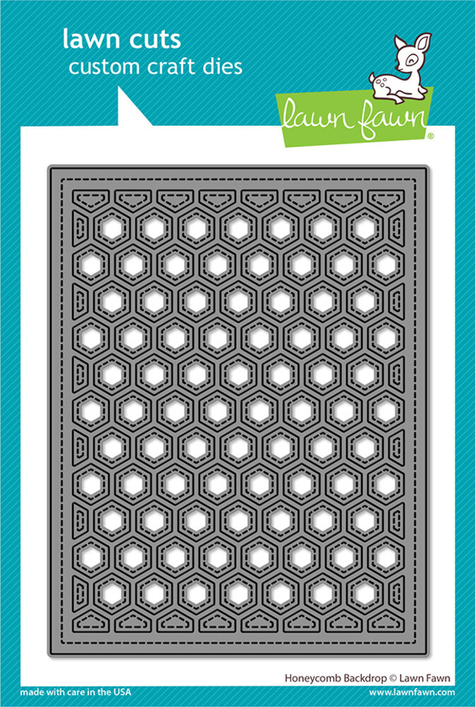 Lawn Fawn Honeycomb Backdrop Die (LF3142) (OUTLET)