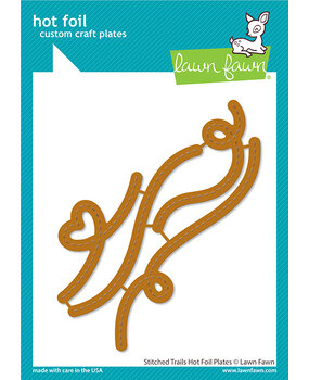 Lawn Fawn Stitched Trails Hot Foil Plates (LF3143) (OUTLET)