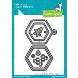 Lawn Fawn Honeycomb Shaker Gift Tag Dies (LF2926) (OUTLET)