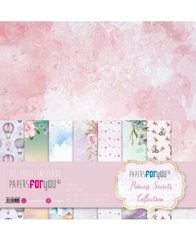 Papers For You Princess Secrets Binding Linen Collection Kit (8pcs) (PFY-11949) (DISCONTINUED)