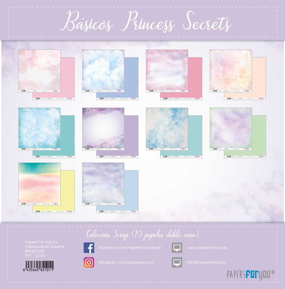 Papers For You Princess Secrets Basics Scrap Paper Pack (10pcs) (PFY-12101) (DISCONTINUED) Papers For You Princess Secrets Basics Scrap Paper Pack (10pcs) (PFY-12101) (DISCONTINUED)