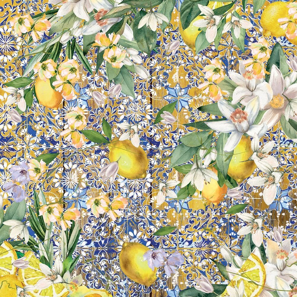 Crafter's Companion Mediterranean Dreams 12x12 Inch Paper Pad (MED-PAD12) (OUTLET)