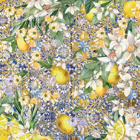 Crafter's Companion Mediterranean Dreams 12x12 Inch Paper Pad (MED-PAD12) (OUTLET)