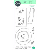 Sizzix Clear Stamps by Lisa Jones Drawn Frames (11pcs) (666032) (DISCONTINUED)