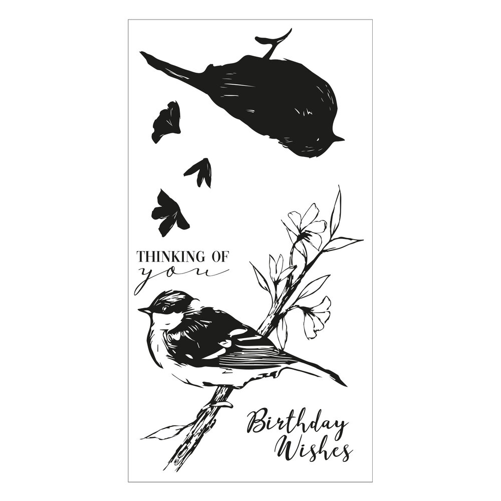 Sizzix Layered Stamps by Olivia Rose Summer Bird (4pcs) (665907) (DISCONTINUED)
