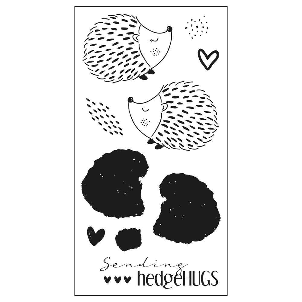Sizzix Layered Stamps by Lisa Jones Hedgehugs (10pcs) (665830) (DISCONTINUED)