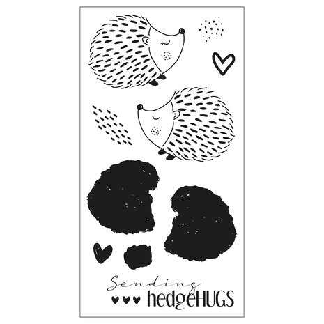 Sizzix Layered Stamps by Lisa Jones Hedgehugs (10pcs) (665830) (DISCONTINUED)
